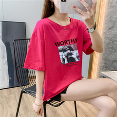 白色純棉短袖t恤女9個色新款夏季體恤網紅ins超火上衣