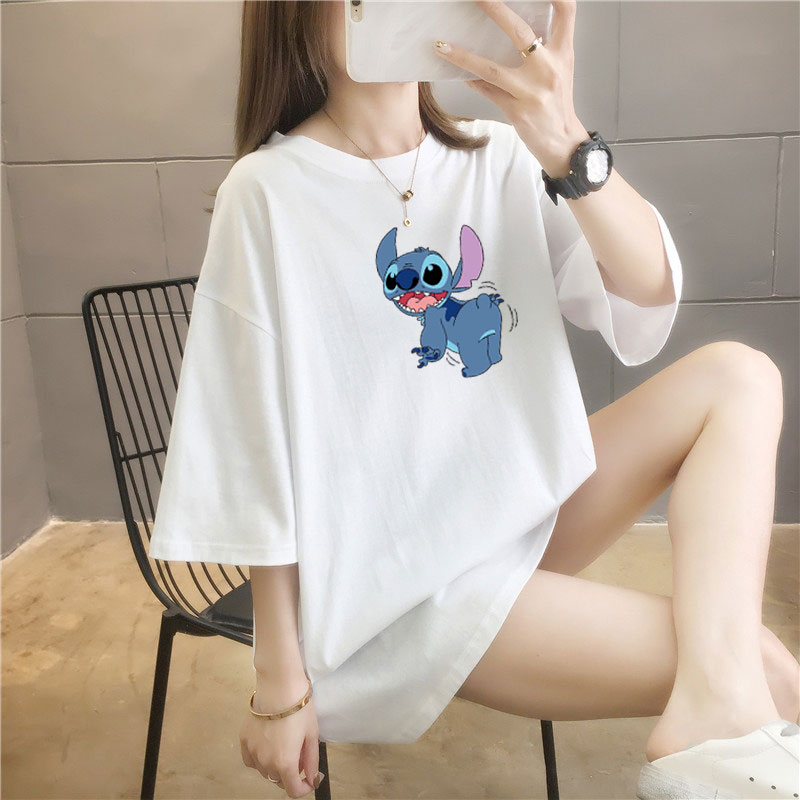 5 colors summer fat mm200kg plus size medium length 26pcs cotton Korean Short Sleeve T-Shirt