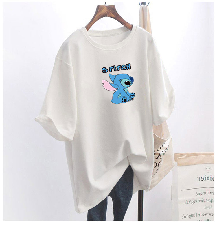 5 colors summer fat mm200kg plus size medium length 26pcs cotton Korean Short Sleeve T-Shirt