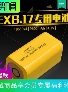 三友钓鱼夜钓灯配件EX8.17X6.16ex8.18专用电子可换原装4节电池组