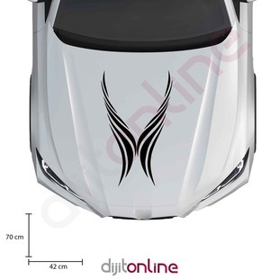 机盖改装贴纸个性创意汽车尾装饰贴画划痕遮挡车头引擎盖拉花车贴