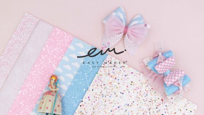 推荐闪布发夹手作diy材料配件