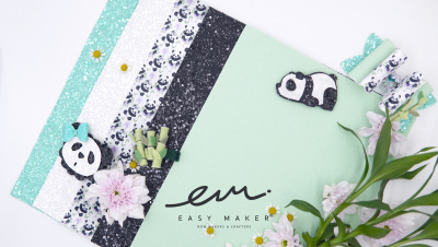 easymaker闪布手工头饰DIY儿童
