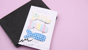 easymaker手工DIY儿童发饰模型ins蝴蝶结Sizzix压花机通用磨模ig