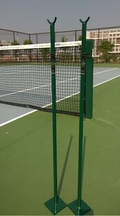 网球场单打支撑杆铝合金网球单打支撑柱单打支柱单打球柱