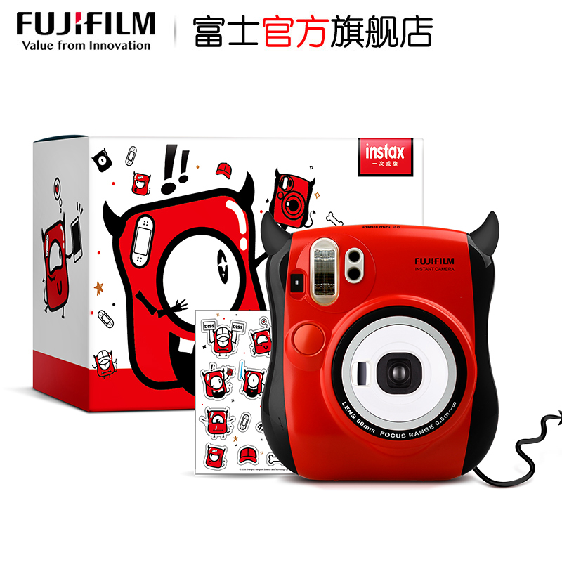 Fujifilm/¸»Ê¿ instax mini25 Ò»´Î³ÉÏñÏà»úÁ¢ÅÄÁ¢µÃkittyС¶ñħ