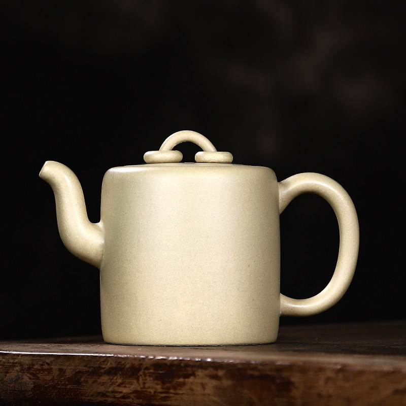 宜兴老紫砂壶早期一厂台湾回流壶名家顾景舟白段泥纯全手工双圈壶