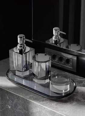 水晶现代轻奢卫生间软装饰品