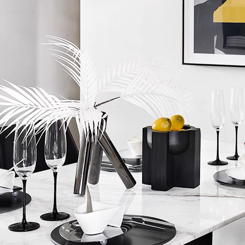 轻奢现代客厅餐桌装饰品茶几摆件