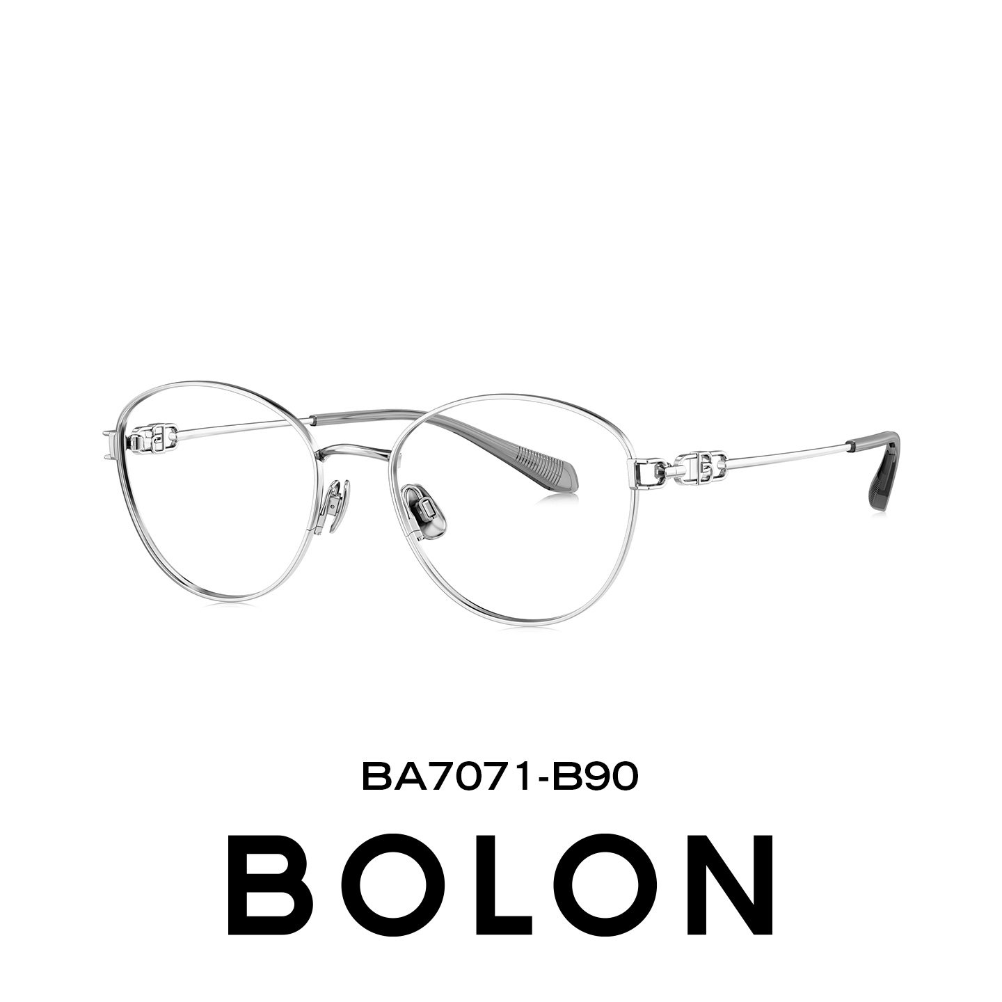 BOLON暴龙近视眼镜框26新品休闲椭圆形时尚金属可配度数女BA7071