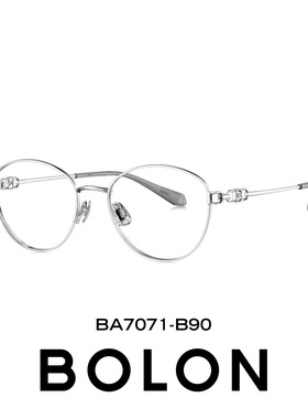 BOLON暴龙近视眼镜框26新品休闲椭圆形时尚金属可配度数女BA7071