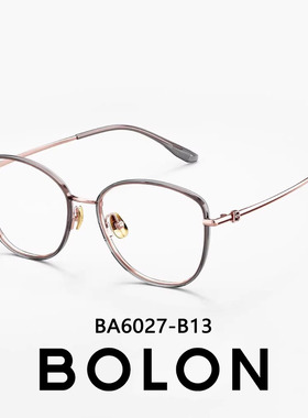 暴龙近视眼镜框复古百搭素颜神器镜架潮猫眼带度数光学镜女BA6027