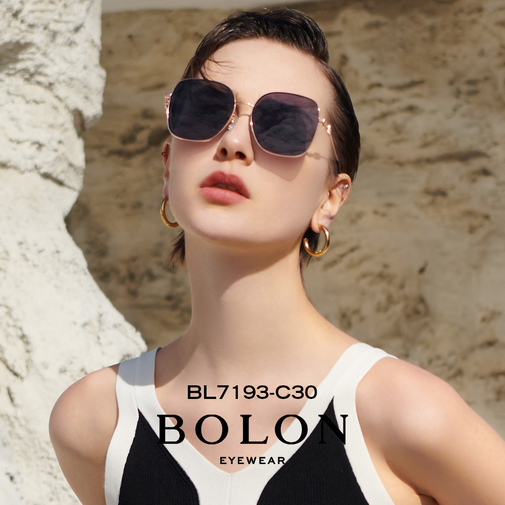 暴龙眼镜大方框酷奇太阳镜防紫外线大脸品牌倪妮同款墨镜女bl7187