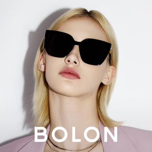 暴龙眼镜防晒防紫外线猫眼可配度数太阳镜女百搭偏光墨镜男BL5088