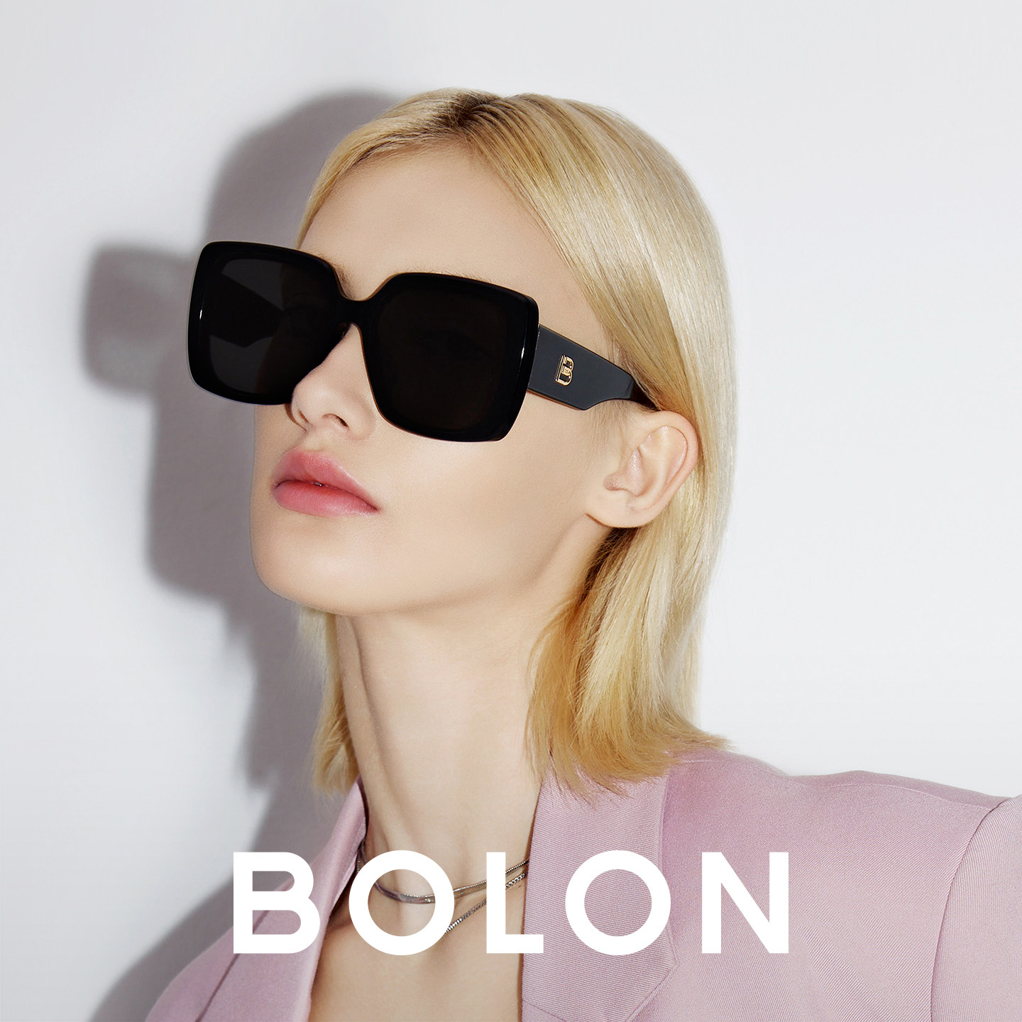 BOLON暴龙眼镜板材太阳镜防晒遮阳大框宽腿墨镜女潮显脸小BL3183