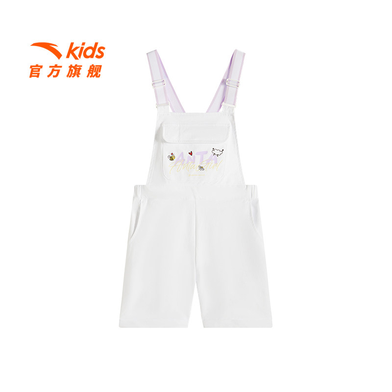 安踏儿童女大童背带裤图片