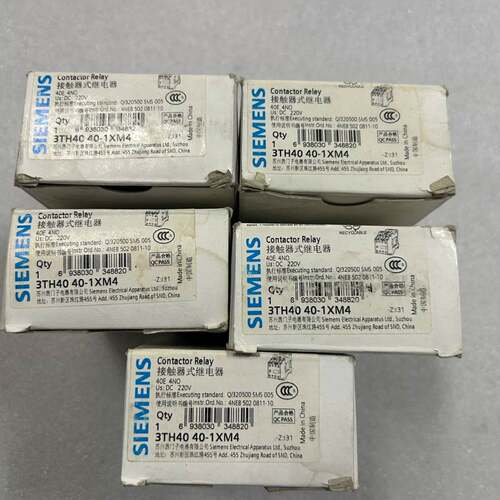 可维修正品接触式中间继电器3TH40 40-1XM4，库