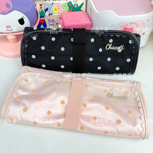 in少女心卡通可爱芭蕾舞足尖鞋包多用卷帘收纳包波点网纱包带挂钩