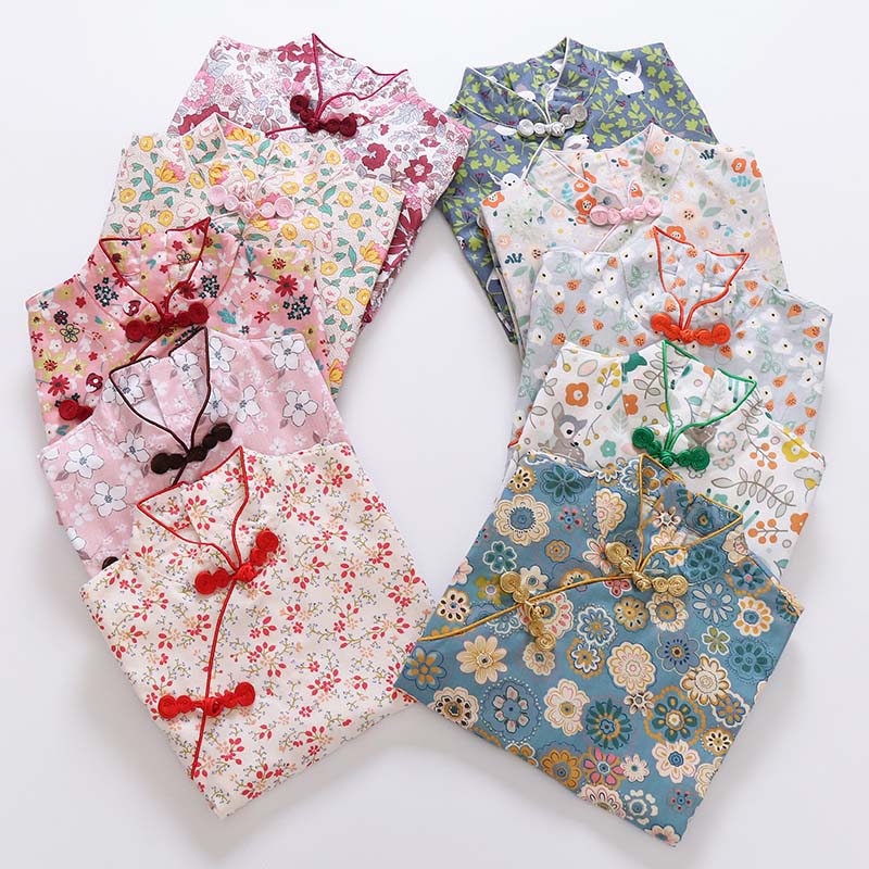 女童旗袍儿童旗袍夏季小女孩旗袍裙中国风连衣裙改良女宝宝祺袍裙在类目 童装/婴儿装/亲子装, 儿童旗袍/唐装/民族服装, 旗袍中 - 来自Buy2taobao.com提供专业的淘宝代购服务