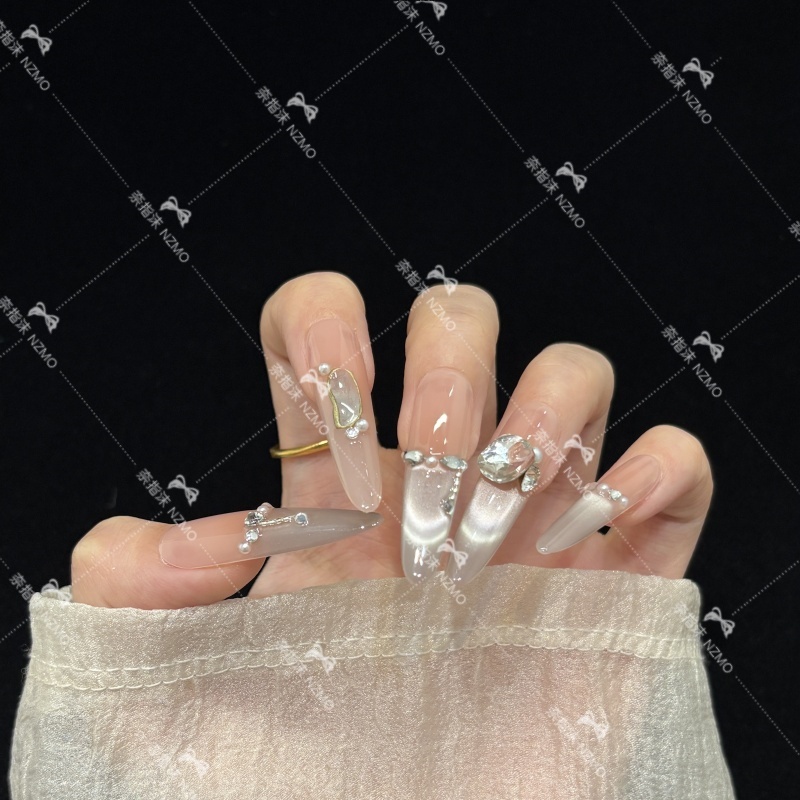 【K2007】轻奢设计百搭设计长款手工穿戴甲