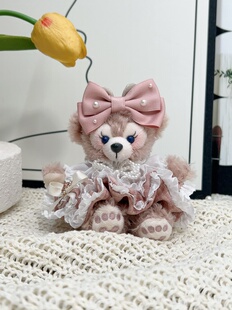 雪莉甜心玫玫小熊包包挂件毛绒玩偶公仔包包挂饰礼物送女生