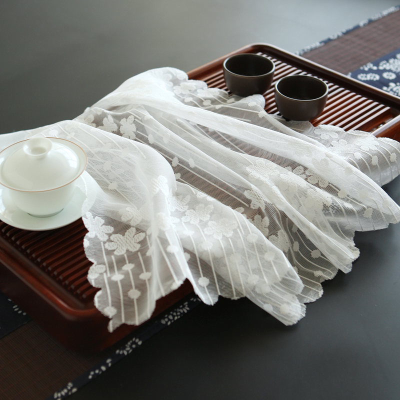 唯米茶海茶台茶托盘防尘布遮盖巾