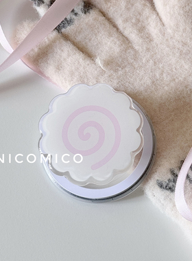 韩国ins可爱鱼饼鸣门卷Magsafe磁吸手机气囊支架可伸缩折叠粘贴式