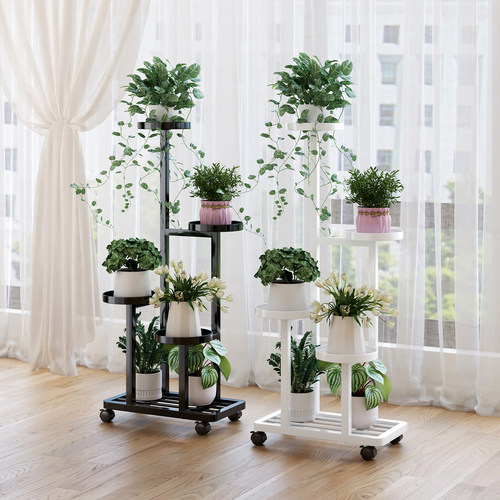 室内花架置物架阳台落地式花盆架
