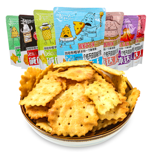 鼎缘网红早代餐香葱麻辣苏打饼干