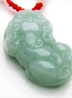 天然貔貅男女款翡翠项链吊坠