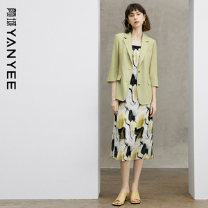 颜域西装外套连衣裙搭配一整套女2026新款早春套装气质通勤两件套