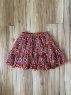欧美复古印花半身裙女夏季新款高腰显瘦百搭A字裙短裙子