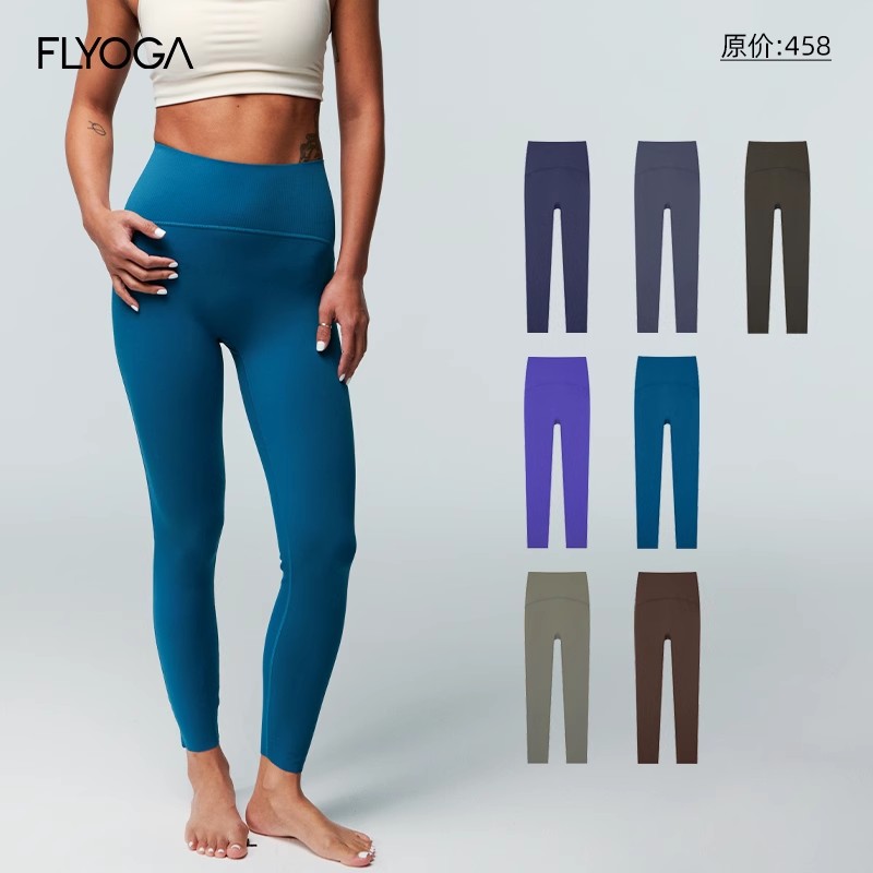 FLYOGA飞蓝新款瑜伽服四季薄款窈窕裤Plus提臀健身运动裤女31929