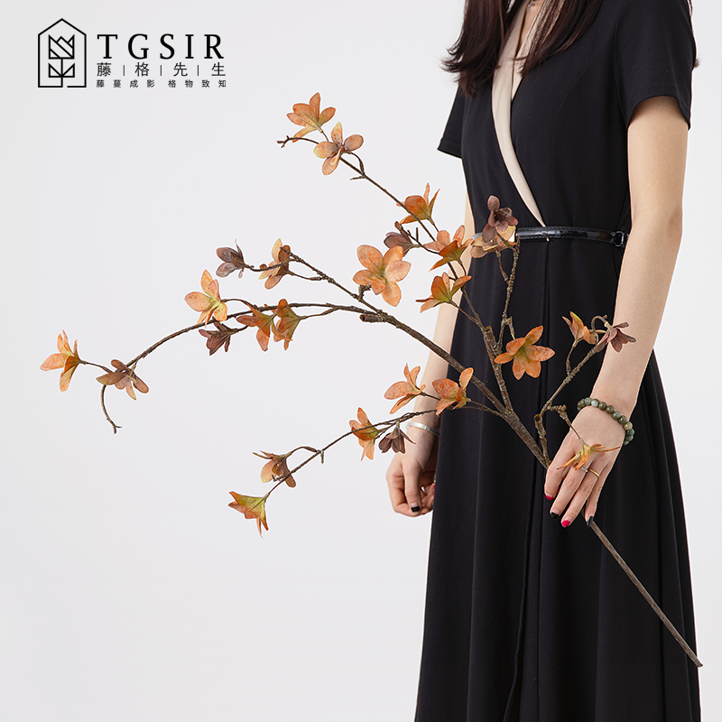 幻彩吊钟仿真花客厅装饰假花插花