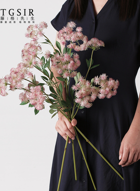 仿真花雪芹客厅高枝假花摆放高档塑料装饰花绢花插花艺手捧花配材