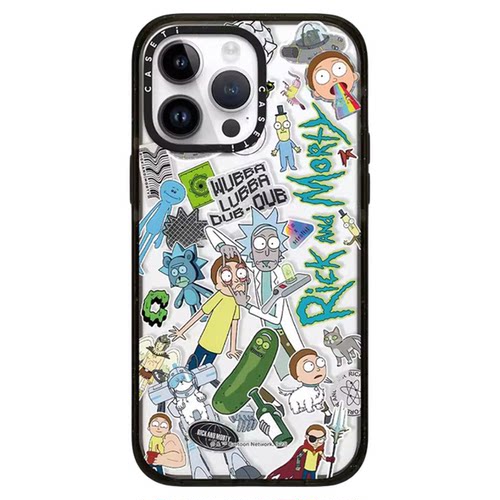瑞克和莫蒂多重宇宙贴纸适用于苹果18promax手机壳/iphone17promax/16pro/15plus/14套case磁吸机壳手链