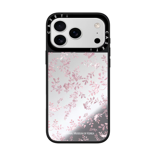 博物馆白色小碎花适用于苹果17promax手机壳/iphone16promax/15pro/14plus/13p/12p套case磁吸手机壳手链