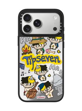 联名TIPSEVEN韩火火鸡仔旅行iPhone17promax壳适用苹果16pro磁吸15可爱17Air卡通14Plus防摔13保护套