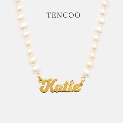 Jennie同款字母珍珠项链