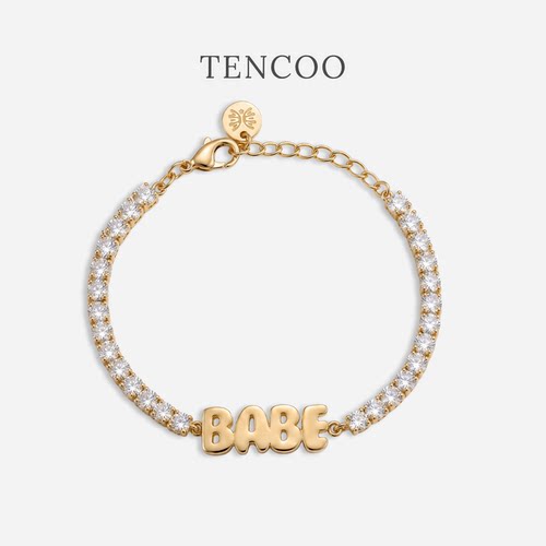 TENCOO名字网球手链小众定制