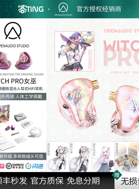 OpenAudio 女巫/Witch PRO 高解析入耳式HIFI耳机 一圈一铁混合