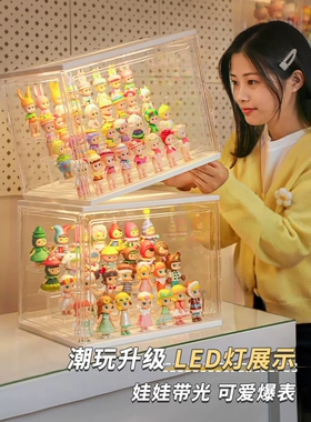 盲盒收纳架泡泡玛特亚克力展示盒