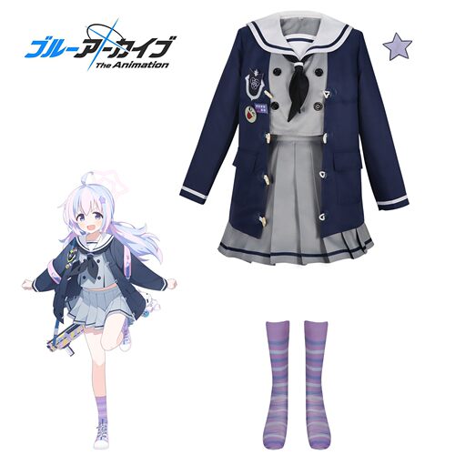 碧蓝档案cos服宇泽玲纱二次元游戏cosplay动漫JK制服百褶裙女全套
