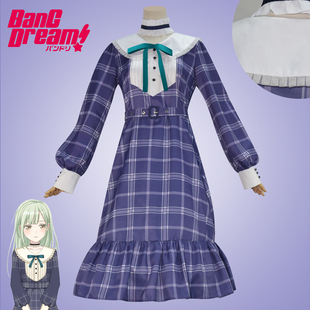 动漫二次元cos若叶睦Ave Mujica格子裙JK连衣裙cosplay动漫装扮服