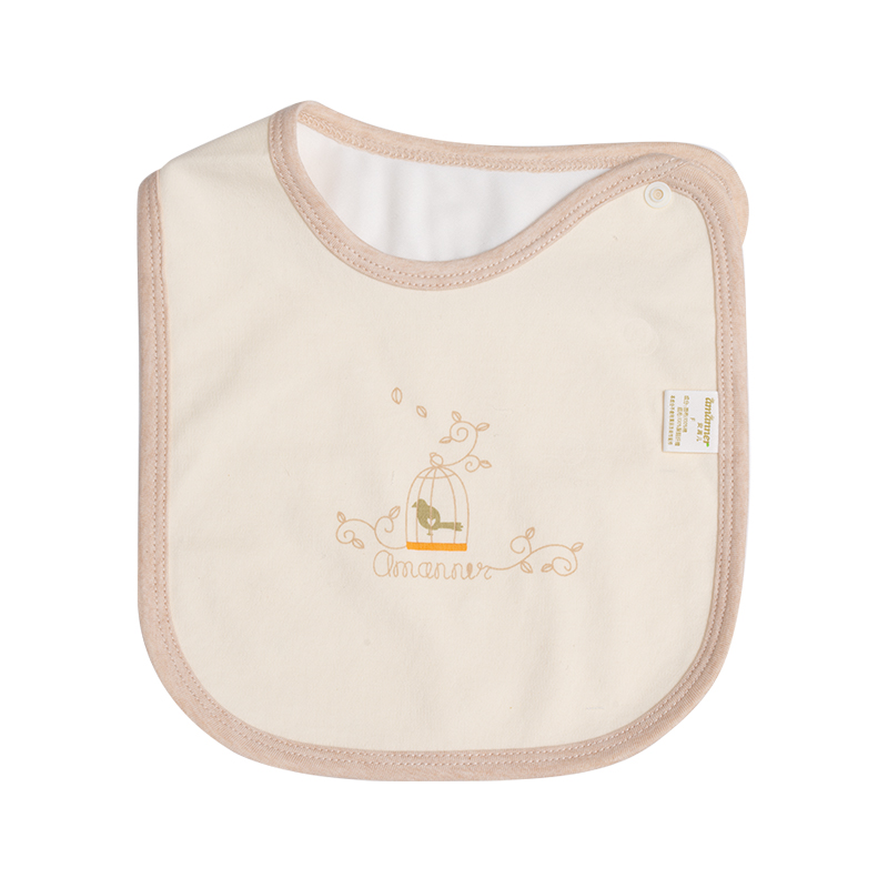 婴幼儿口水巾彩棉婴儿围嘴新生儿围兜超软防吐奶宝宝防水饭兜围脖