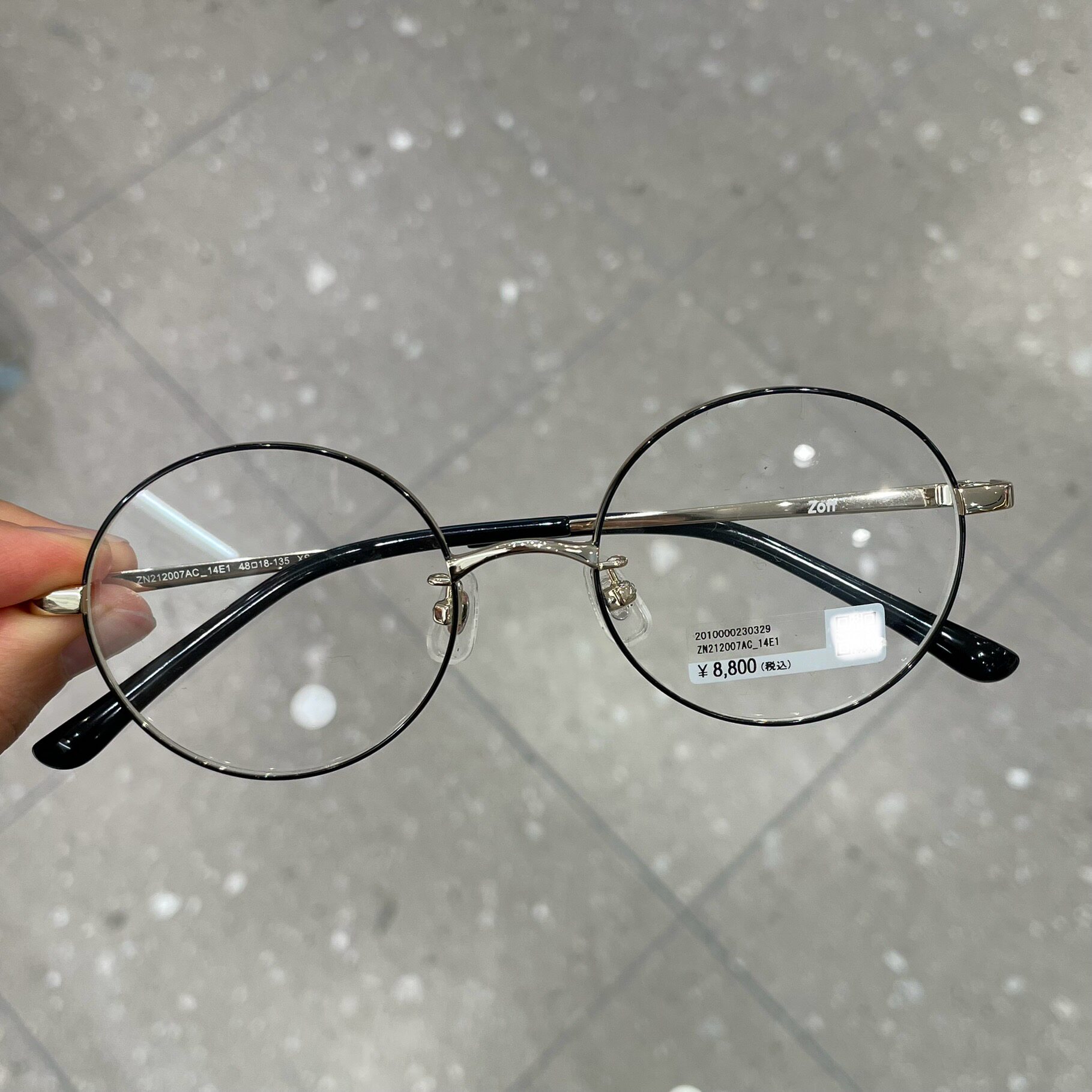 ZOFF儿童近视镜复古有鼻托送镜片