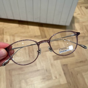 日本代购 复古圆框ZJ241007超轻Ti钛7.2克近视眼镜送镜片 ZOFF佐芙