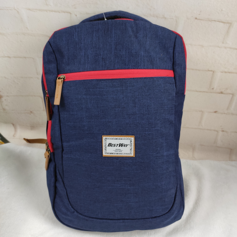 欧美多功能校园时尚背包减压减