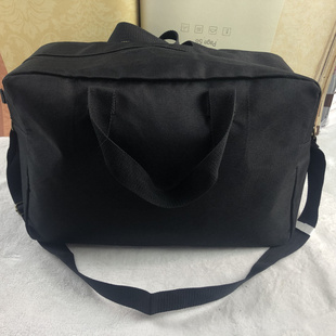 外贸出口大号旅行包袋斜跨手提休闲旅行包袋黑色出差旅行袋