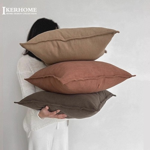 侘寂风棉麻抱枕客厅靠垫枕头腰枕